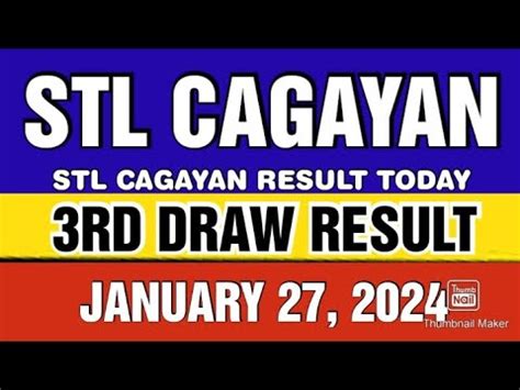 stl cagayan result today 8pm